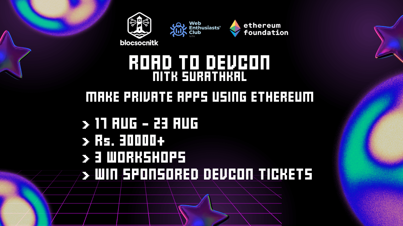 Cover image for Road to Devcon - NITK Surathkal